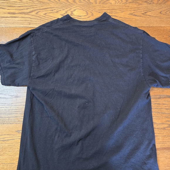 Stay Above Water OKC Tee Graphic T Shirt Black Oklahoma Western Native - Picture 4 of 4